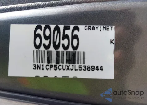 2018 Nissan Kicks Sv z USA, uszkodzony, nr VIN 3N1CP5CUXJL538944